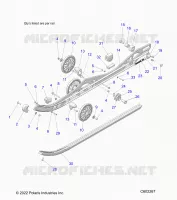 SUSPENSION, RAIL BEAM LH/RH
