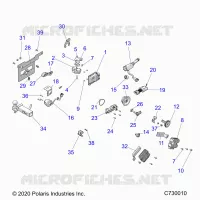 ELETTRICO, COMPONENTS, LICENSE PLATE AND HITCH