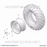 RUOTAS, FRONT TIRE