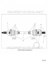 DRIVE TRAIN, TRANSMISSIONE ANTERIORE SHAFT