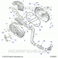 TRASMISSIONE, CLUTCH COVER AND DUCTING