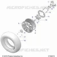 RUOTE, FRONT AND HUB