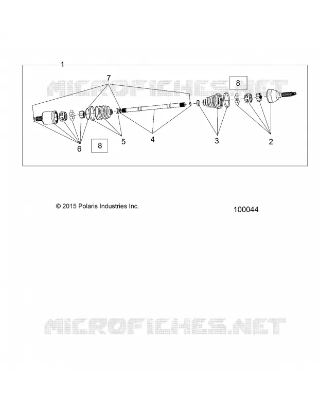 TRASMISSIONE, FRONT HALF SHAFT