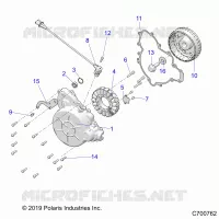 ENGINE, STATOR AND VOLANO