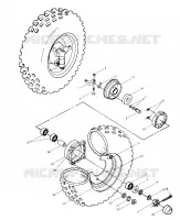 RUOTA ANTERIORE ASSEMBLY (4913501350015A)
