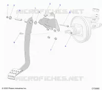 FRENOS, FOOT PEDAL