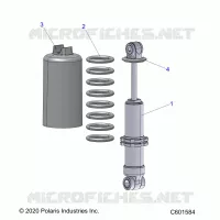 SUSPENSION, SHOCK ANTERIORE TRACK (7045494)