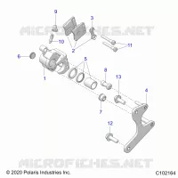 BRAKES, PINZA FRENO POSTERIORE
