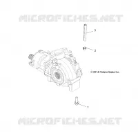TRASMISSIONE, GEARCASE MOUNTING, FRONT