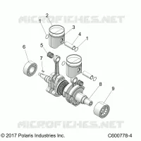 ENGINE, PISTONE & ALBERO MOTORE