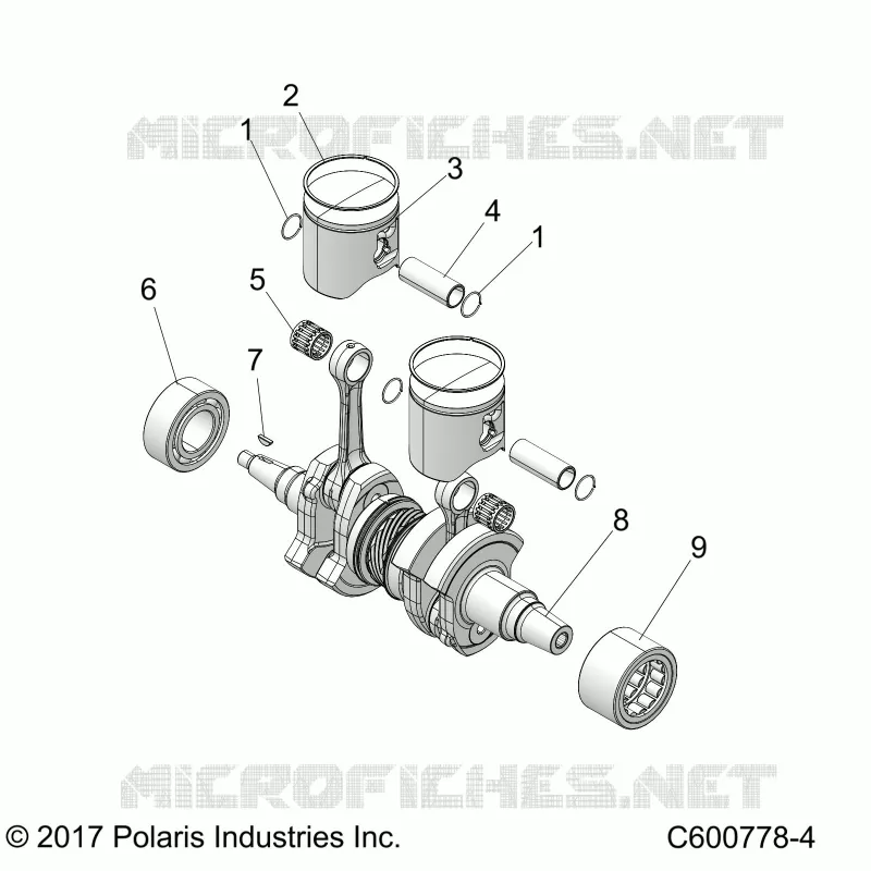 ENGINE, PISTONE & ALBERO MOTORE
