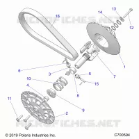 TRASMISSIONE, CLUTCH, SECONDARY