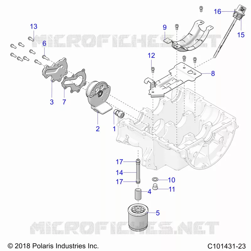 MOTORE, OIL SYSTEM