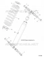 SUSPENSION, AMMORTIZZATORE POSTERIORE MOUNTING