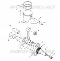 ALBERO MOTORE AND PISTONEE 4X4 300 W948130 (4926762676C011)