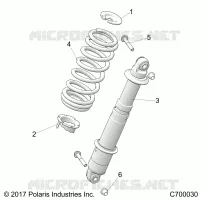 SOSPENSIONE POSTERIORE SHOCK MOUNTING
