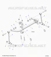 SUSPENSION, FRONT BARRA DI STABILIZZAZIONE