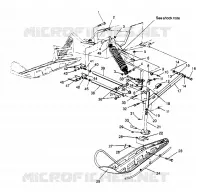 SOSPENSIONI ANTERIORI and SCIARE XLT 0950756, XLT SKS 0950556,  XLT SKS EURO E95055 (4928842884B004)