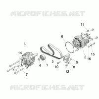 ENGINE, ALTERNATORE AND COMPRESSOR