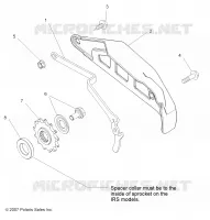 TRASMISSIONE, FRONT SPROCKET GUARD