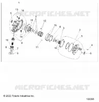 TRASMISSIONE, FRONT GEARCASE