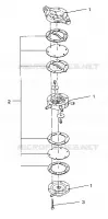 POMPA DI BENZINA WIDETRAK GT / X932061 (4924722472032A)