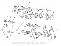 FRENO ANTERIORE MONTAGGIO Trail Blazer W947221 (4926832683B002)
