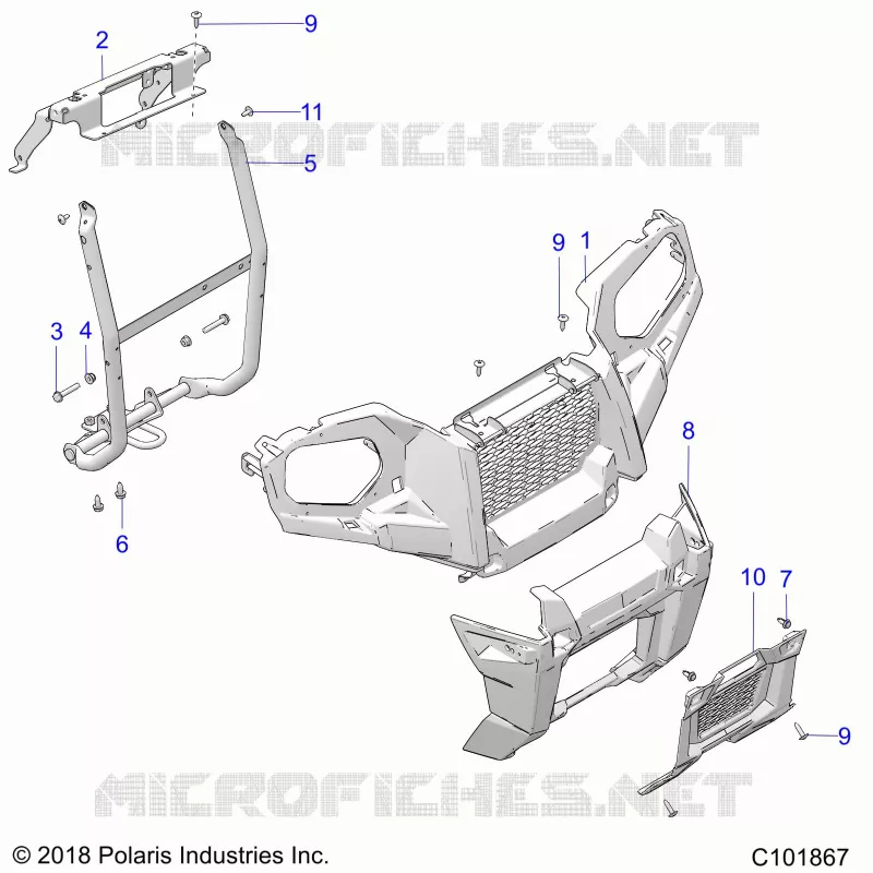 PARAURTI ANTERIORE AND MOUNTING