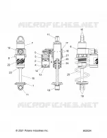SUSPENSION, SHOCK ANTERIORE TRACK, VELOCITY