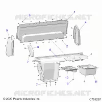 CARROZZERIA POSTERIORE CLOSEOFF, AND FENDERS