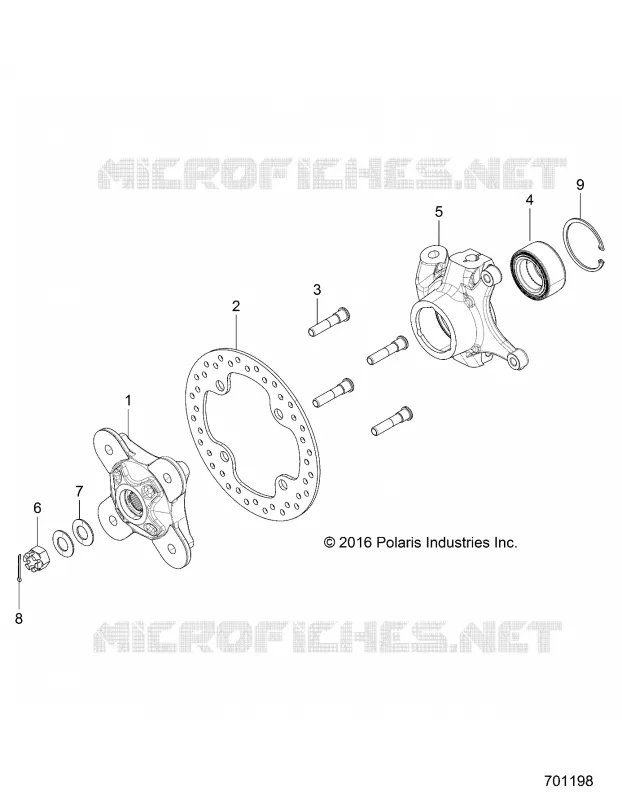 SOSPENSIONI ANTERIORI CARRIER- Z17VFE99AM/AW/LW/AP/M99AB (701198)
