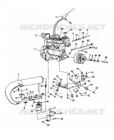 MONTAGGIO DEL MOTORE  500 SPX (4922552255029A)