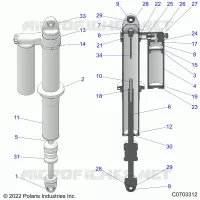 SOSPENSIONE POSTERIORE SHOCK INTERNALS