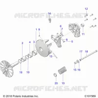 TRASMISSIONE, PRIMARY CLUTCH
