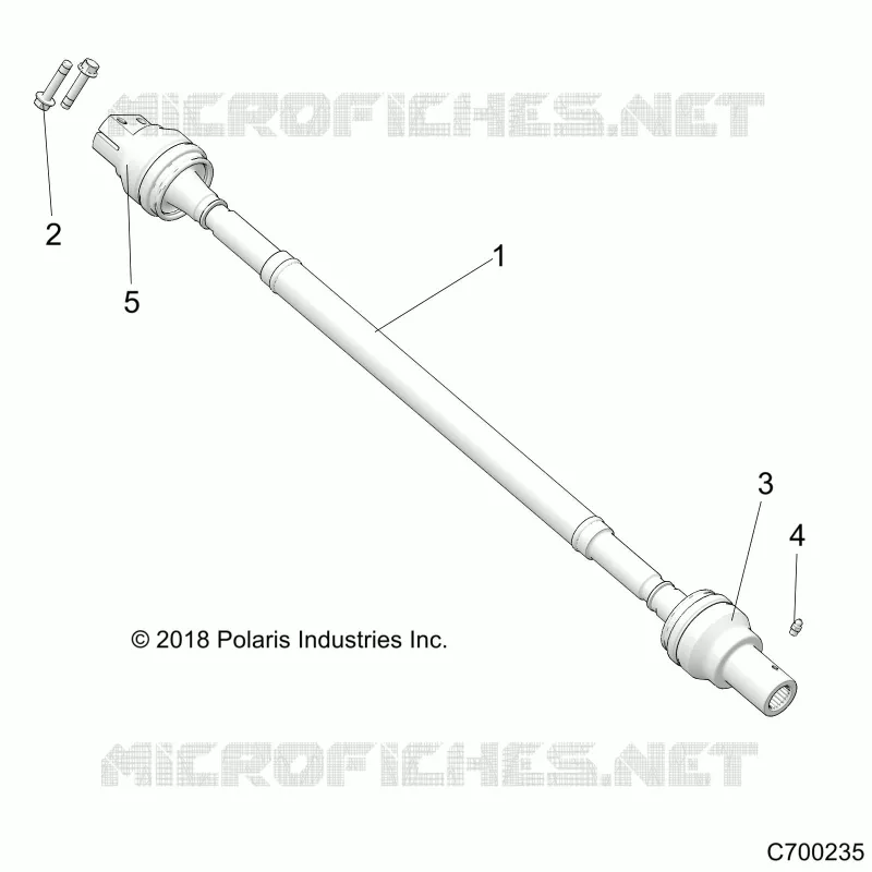 TRASMISSIONE, REAR PROP SHAFT