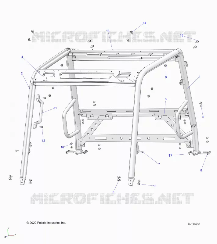 CHASSIS, CAB TELAIO