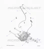TRASMISSIONE, FRONT GEARCASE MOUNTING