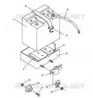BATTERIA BOX ASSEMBLY LITE DELUXE/0933431 (4922972297027A)