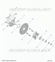 TIMONE, FRONT HUB AND SPINDLE