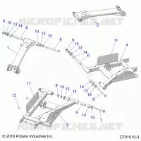 SUSPENSION, REAR CONTROL ARMS