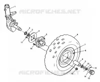 RUOTA ANTERIORE Sport 400L W98BA38C (4947234723B003)