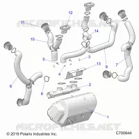 CRUSCOTTO, HEATER DUCTING