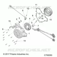 ENGINE, STATOR AND FLYRUOTA