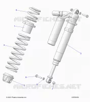 SUSPENSION, SHOCK ANTERIORE MOUNTING, DELUXE