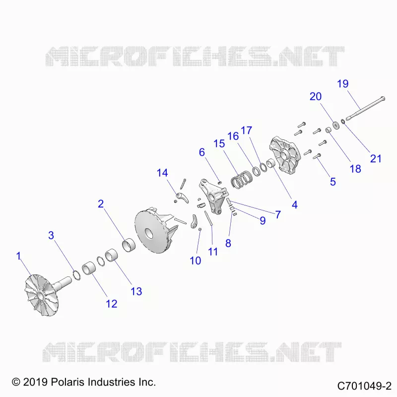 TRASMISSIONE, PRIMARY CLUTCH