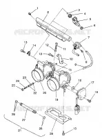 corpo farfallato ASSEMBLY 500 EFI / 0930674 and  500 EFI SKS / 0930574 (4922962296033A)