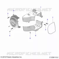 ENGINE, FAN COVER AND SINDONE
