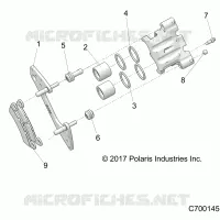 FRENO POSTERIORE CALIPER