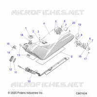 SISTEMA DI ALIMENTAZIONE CARBURANTE, FUEL TANK ASM.