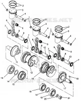 PISTONEEE   ALBERO MOTORE STORM 0965782, STORM SKS 0965582,  EURO STORM E965782 (4931593159D004)